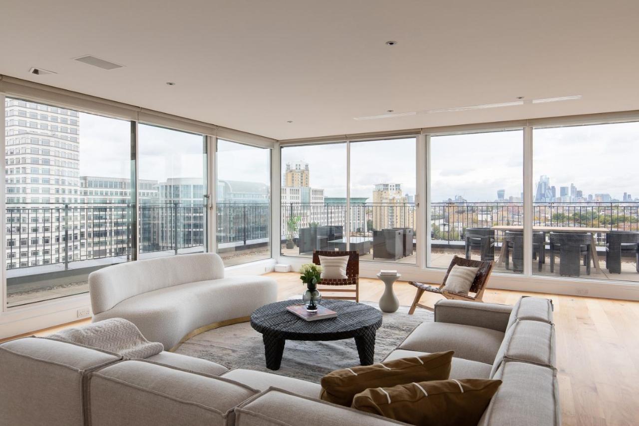 The Canary Wharf Secret - Glamorous 3Bdr Flat With Terrace And Parking Apartment London Exterior photo